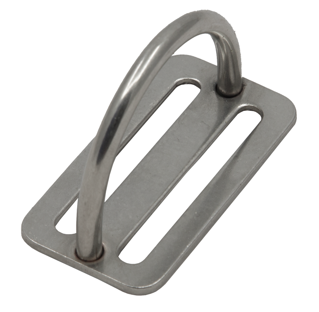 90° stainless steel D-Ring