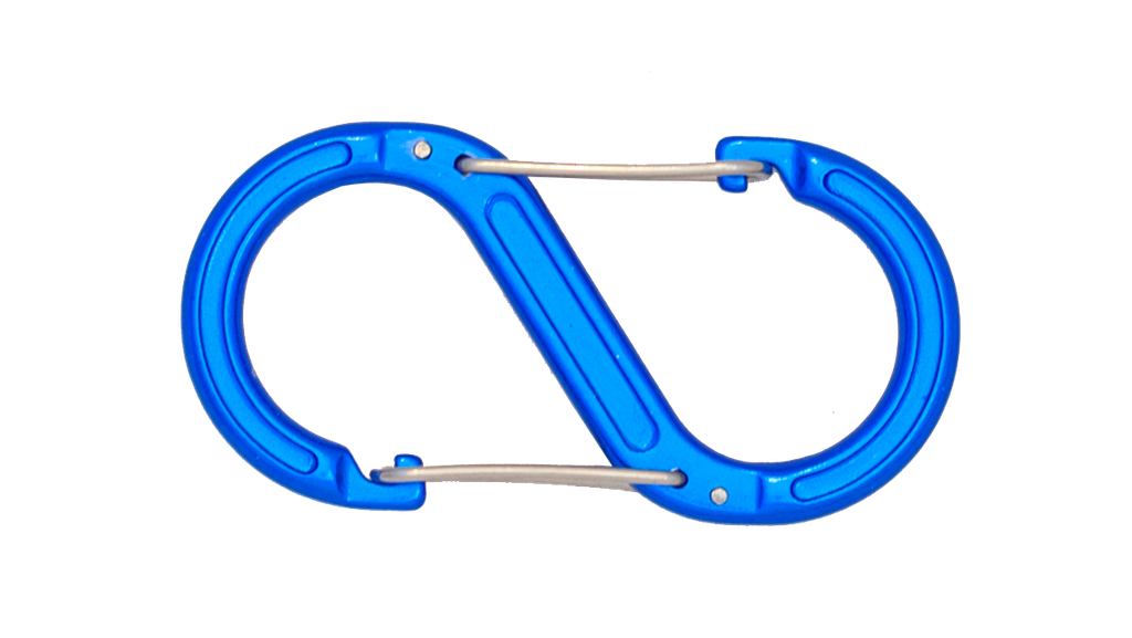 Double Alu carabiner 60 mm