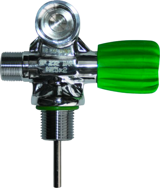 [VALVE00014] Robinet M25*2, Right side expandable, M26, 232 Bar