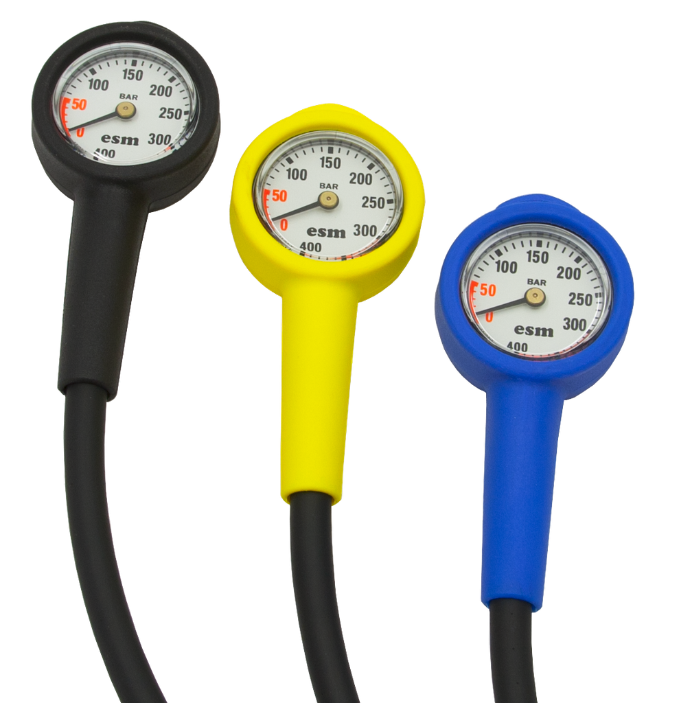 [MANO00001-BLACK] Pressure gauge "400" (Black)
