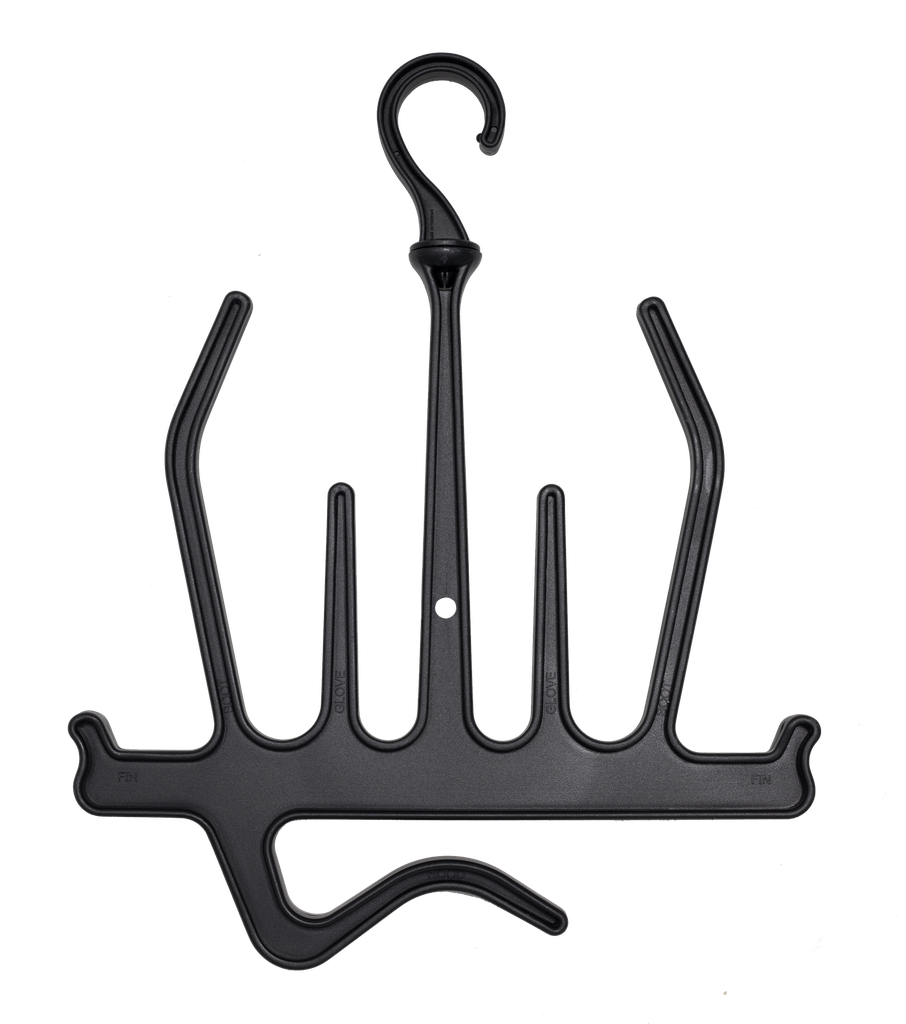 [ACCE00108-BLACK] Hanger Handschoenen - Laarzen - Bivakmuts - Vinnen (Zwart)