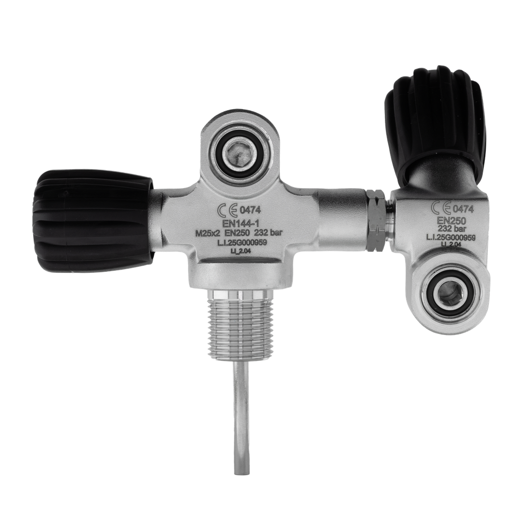 [VALVE00053] Double valve, 232 Bar, M25x2, G5/8