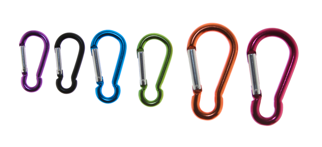 Aluminium carabiner, 50 mm