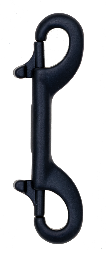 Mousqueton double, inox coloré, 120 mm