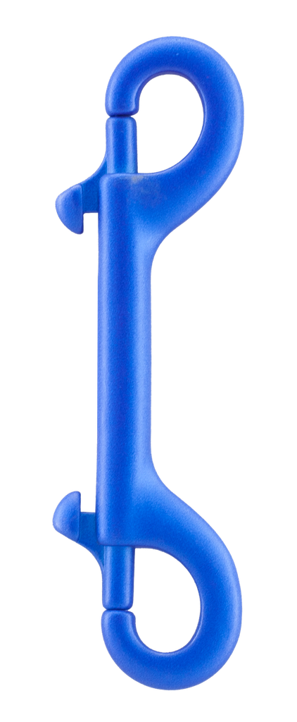 Mousqueton double, inox coloré, 120 mm