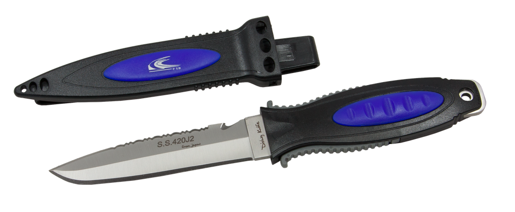 [KNIF00016-BLACK] Couteau Bô, inox  (Zwart)