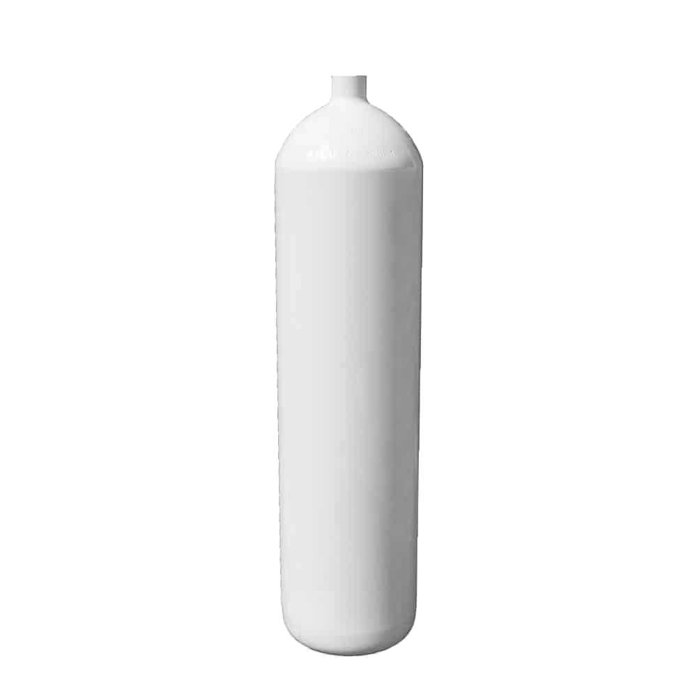 [TANK90312-BLACK] Bouteilles 12 L Longue 232 Bar, fond concave, ∅ 171 mm (Black)
