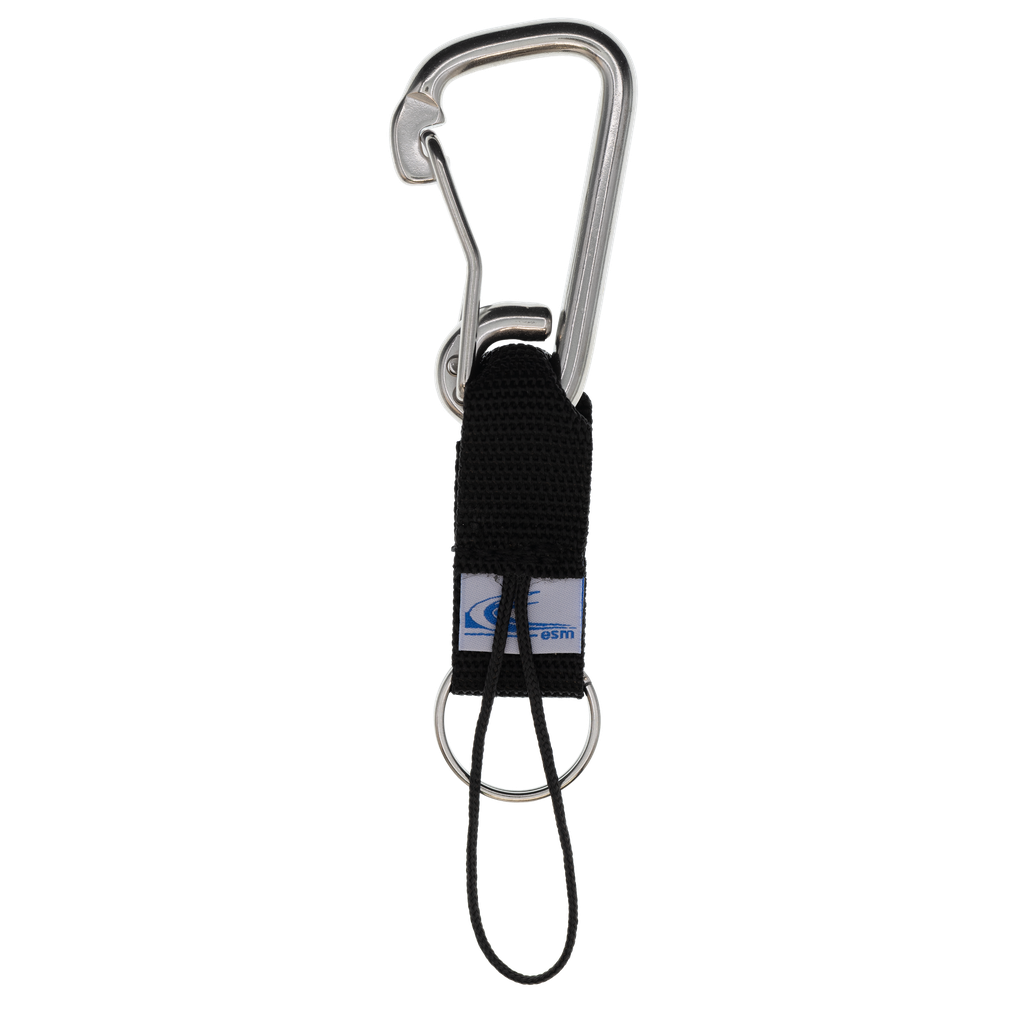 Attache rapide avec mousqueton asymétrique 80 mm