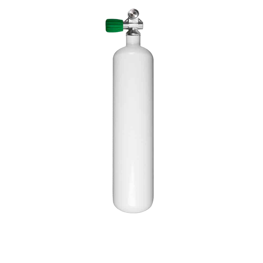 [TANK10421] Bouteille Acier 3 L ∅ 114 mm 232 Bar avec robinet mono M26