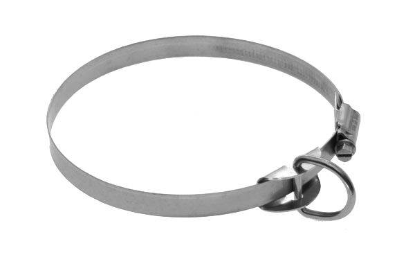 Hose clamp 160-180 with D-Ring
