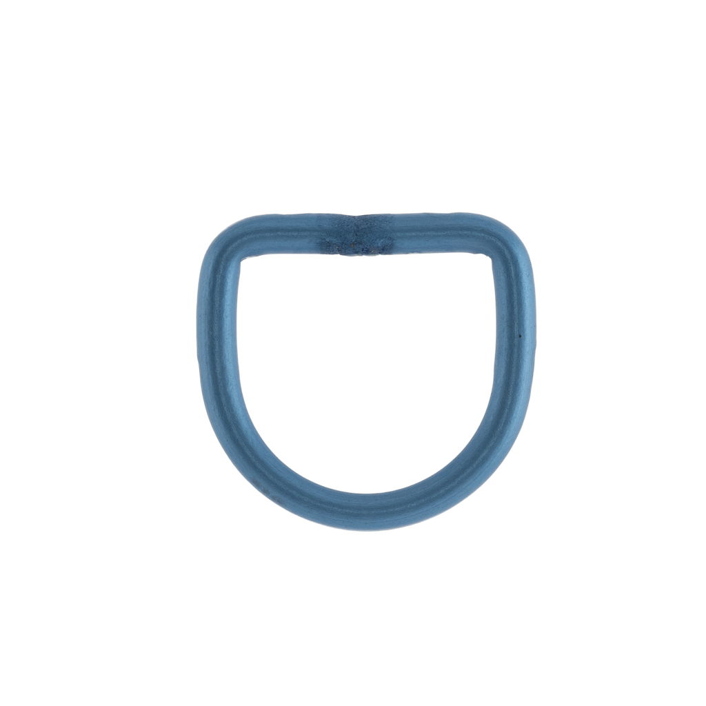 [SNAP00311-BLUE] D-Ring Aluminium, 25 mm (Bleu)