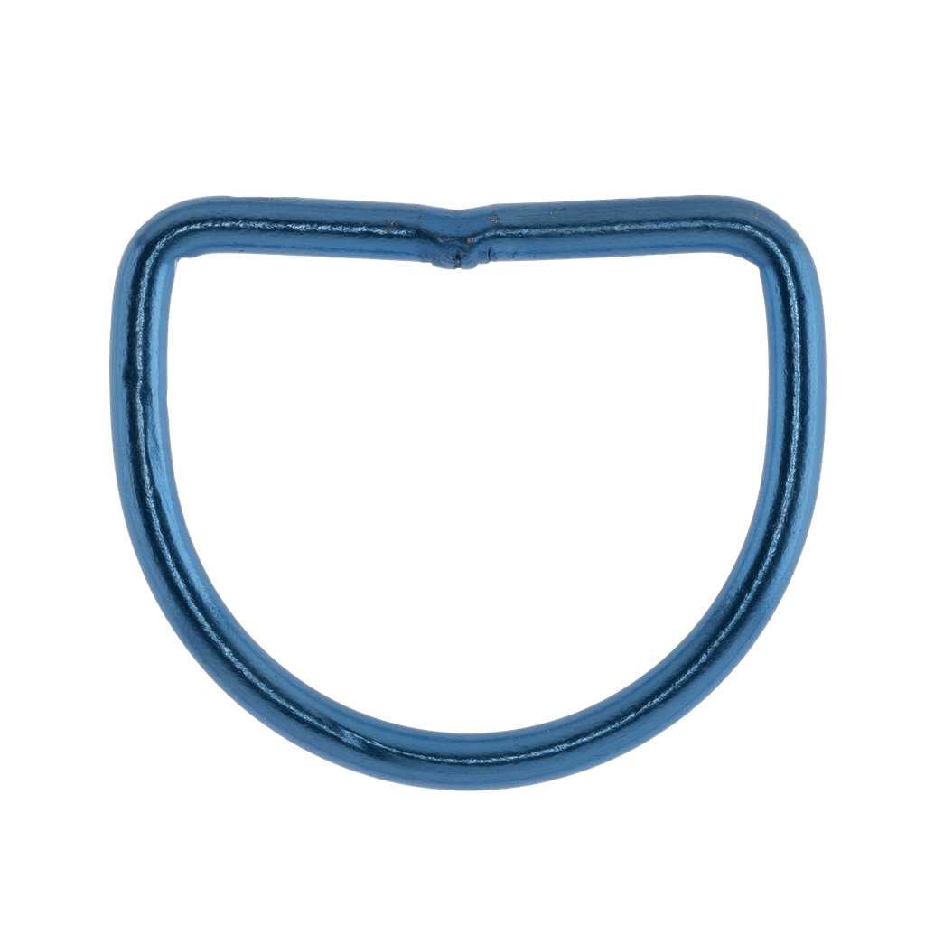 [SNAP00314-BLUE] D-Ring Aluminium, 50 mm (Bleu)