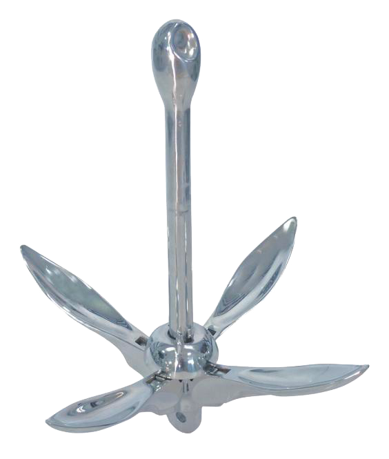 [ANCHOR0002-4] A4 roestvrijstalen opvouwbaar grijperanker 4 kg