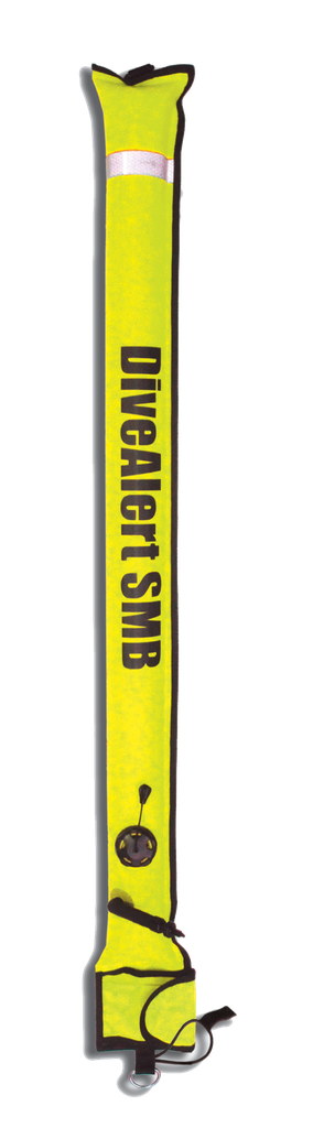 [DIVEALERT-SMB4P-OR] Parachute de palier DiveAlert fermé - connexion en plastique (Geel)