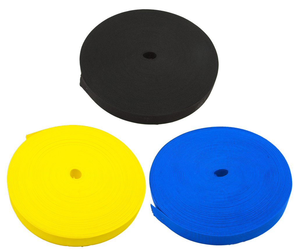 [ACCE10100-100-BK] Sangle PP 50 mm, Rouleau de 100 M (Noir)