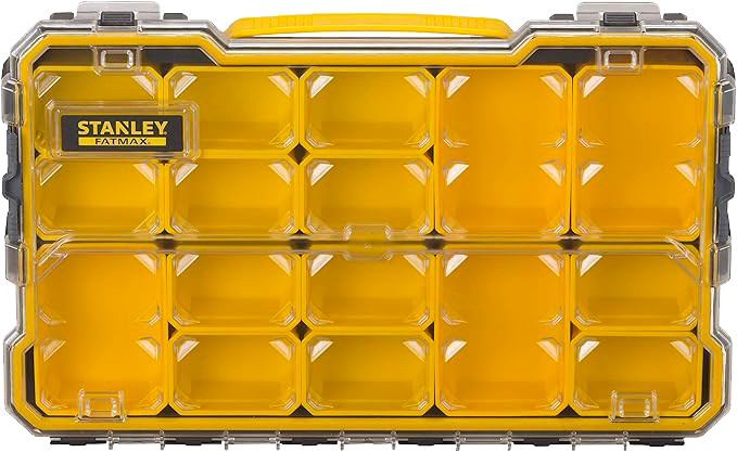 Boîte À pièces détachées Étanche Profi 2/3  - Couvercle Transparent - Attaches Plastiques - Étanche - IP53