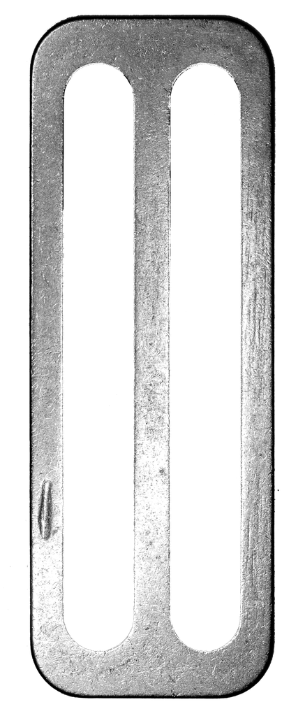 [ACCE00144] Bloque plomb inox sans dents, modèle plat