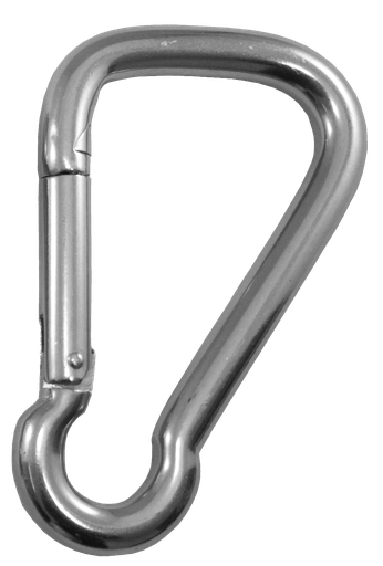 [SNAP00183] Asymmetrical stainless steel snap hook, 120 mm