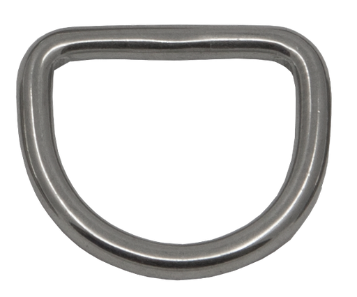 [SNAP00304] Stainless steel D-ring, closed, 25 mm, D 4 mm